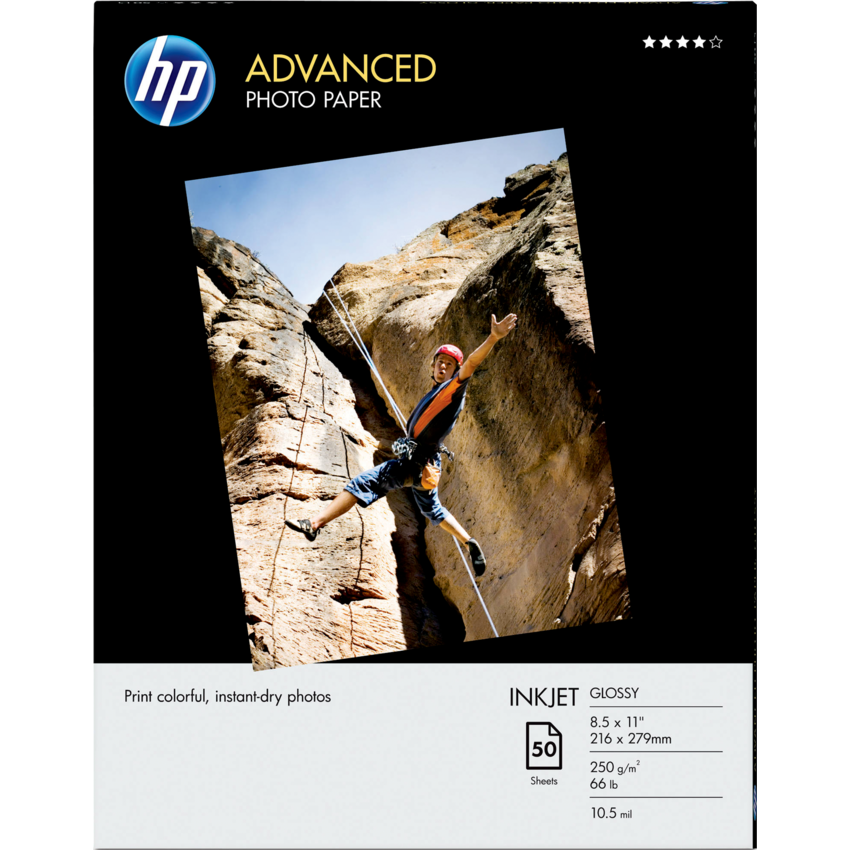 HP Enhanced Tri-Fold Business Paper Glossy 40 lb 8.5 x 11 in. (216 x 279  mm) 150 sheets