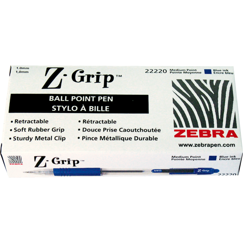 Stylo à bille rétractable Z-Grip™ bleu